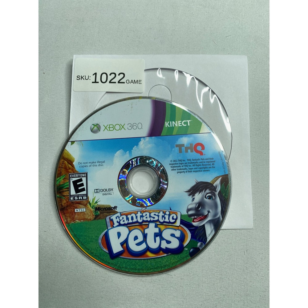 Fantastic Pets Xbox 360 Kinect Game